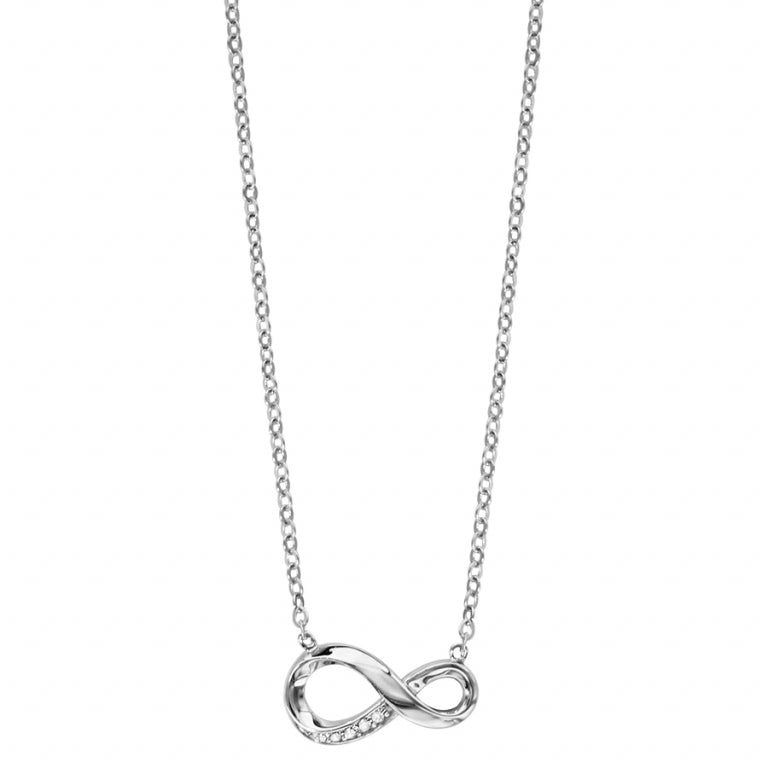 Eight Shape Halsband – Silver | Azulin view 2