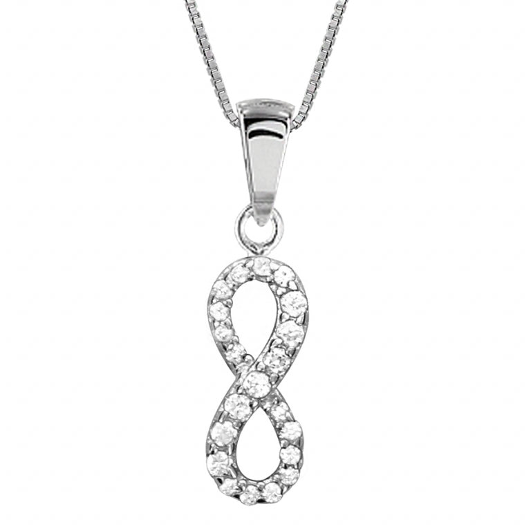 Infinity Necklace – Sølv | Azulin