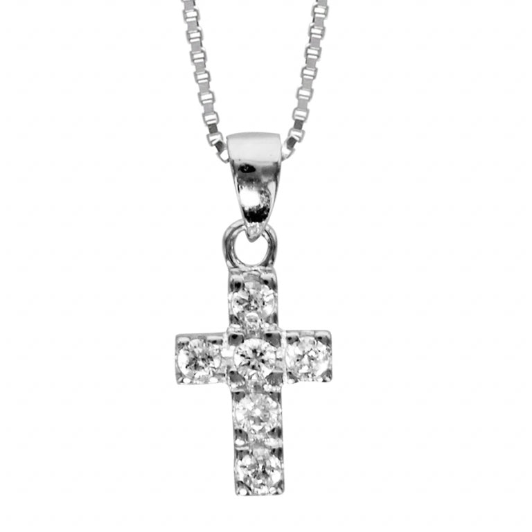 Colier cruce – Argint | Azulin
