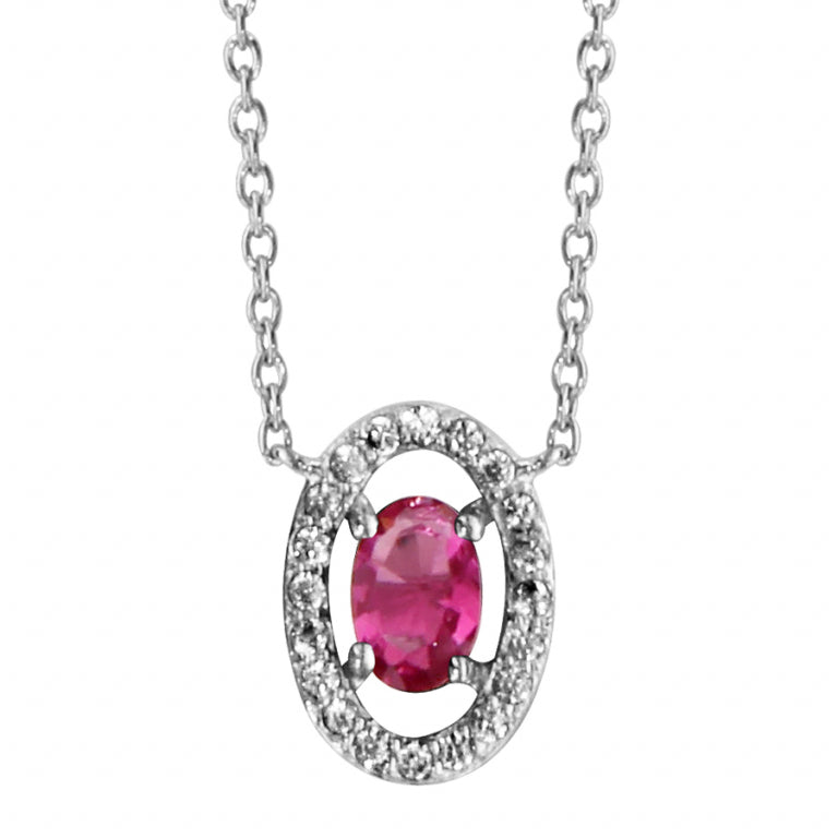 Collier Ovale – Argent | Azuline