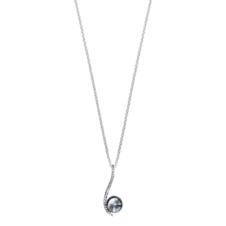 Collier Forme Vague – Argent | Azuline vue 2