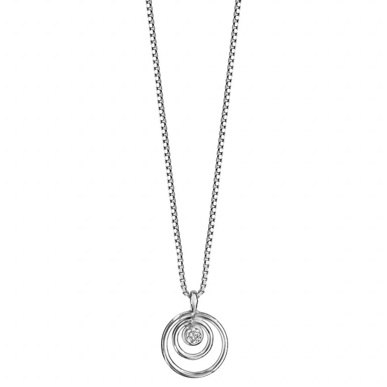 Spiralhalsband – Silver | Azulin view 2