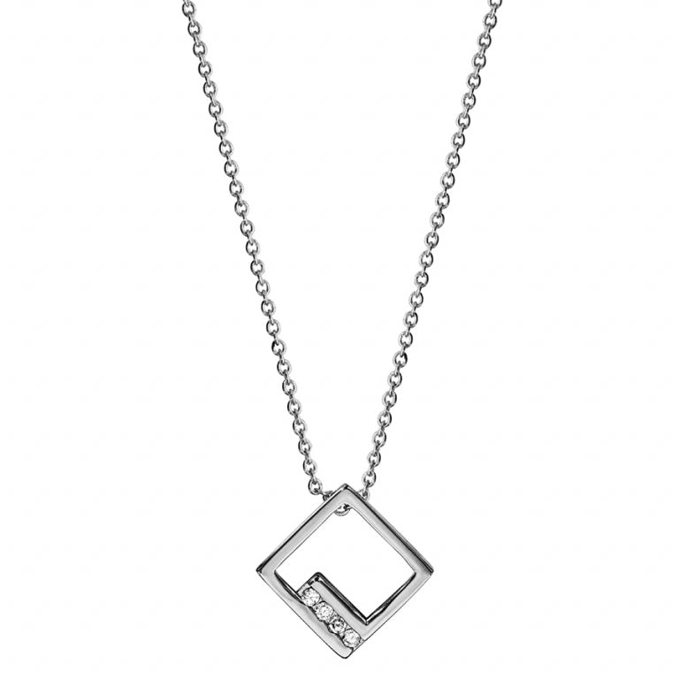 Colar de Diamantes – Prata | Azuline ver 2