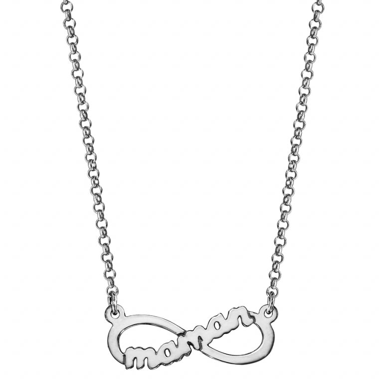 Infinity ketting – zilver | Azulin-weergave 2