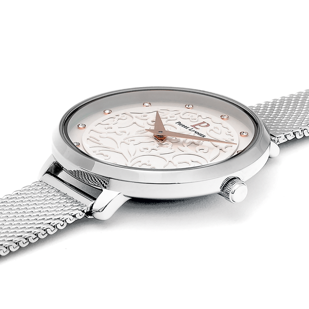 Eolia - Argenté Milanais - Montre - Pierre Lannier