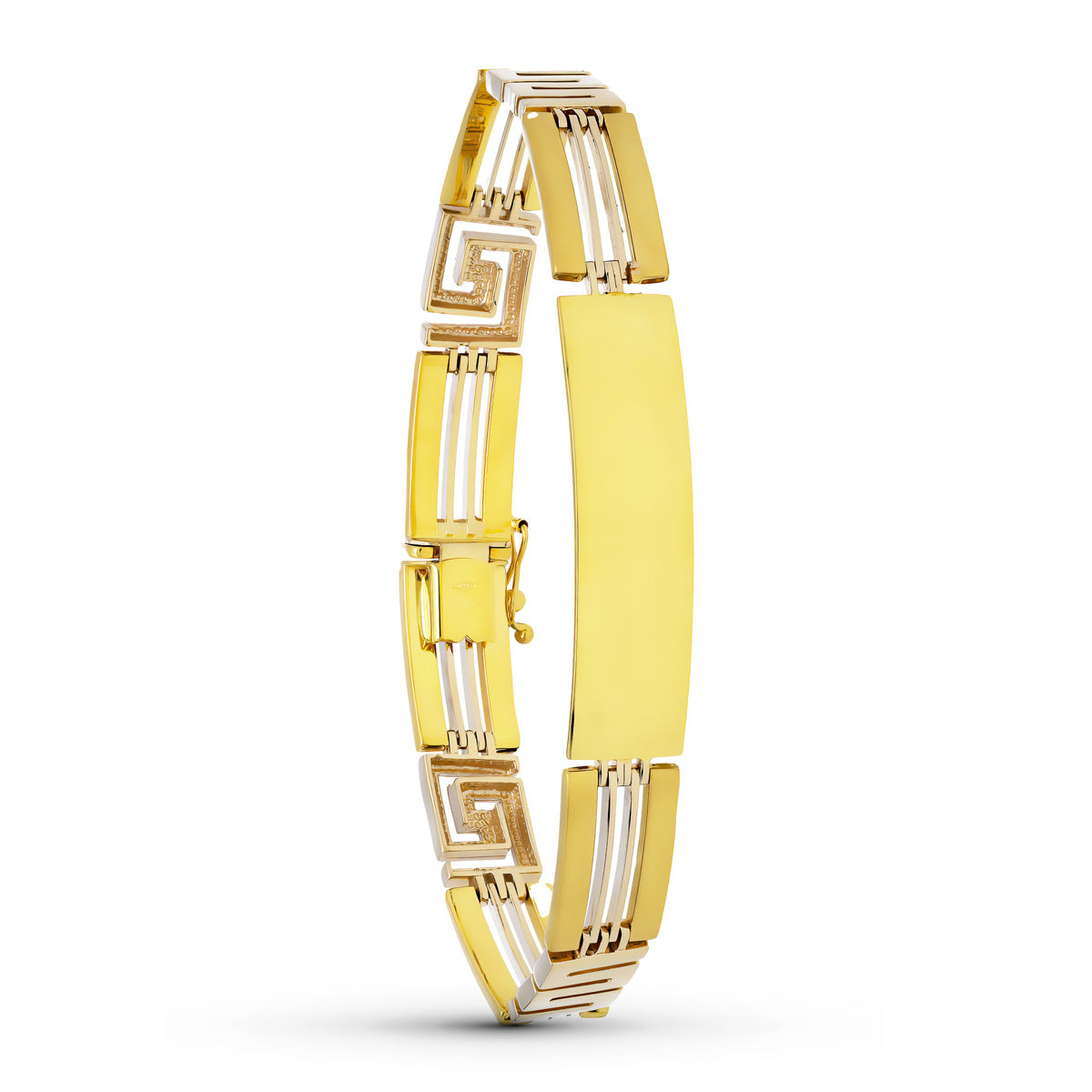 18K グルメテテ メンズ ツートン ゴールド 19 Cm