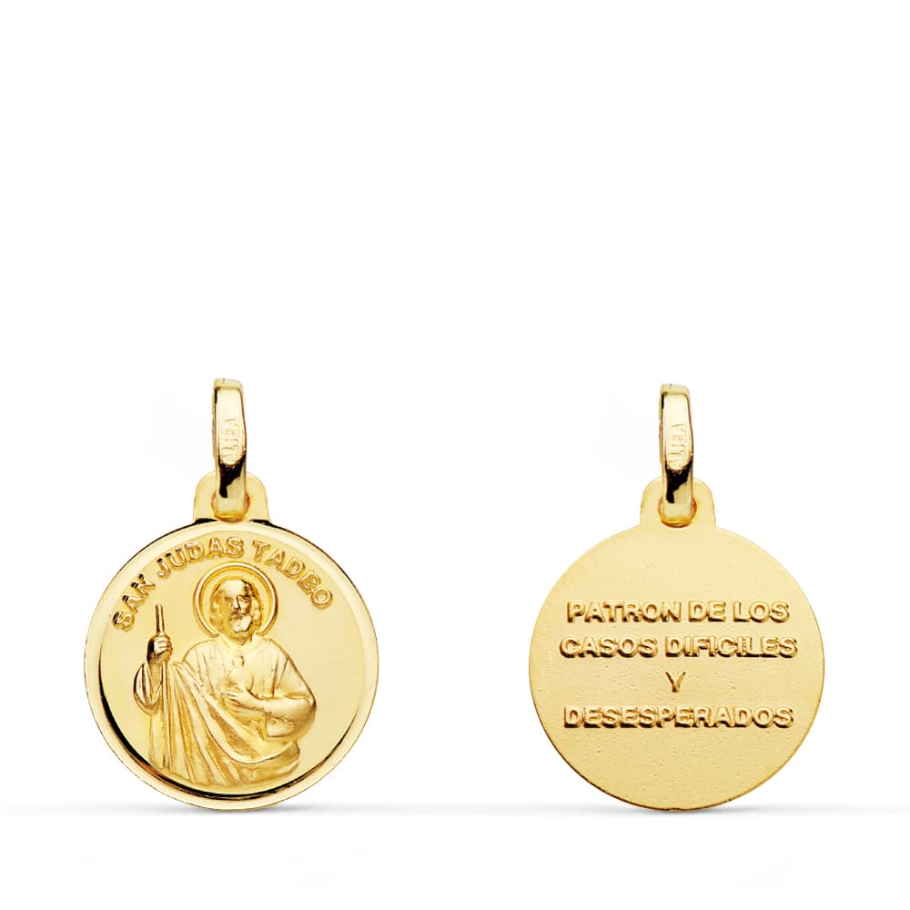 18K Saint Jude Thaddeus-medalje 14MM