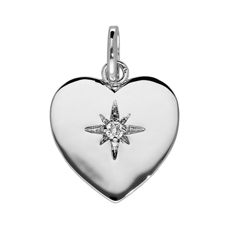 Hjärthänge – Silver | Azulin