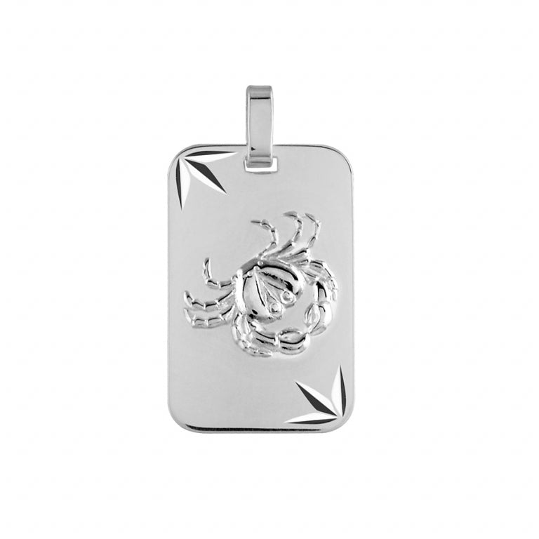 Cancer Zodiac Pendant – Sølv | Azulin