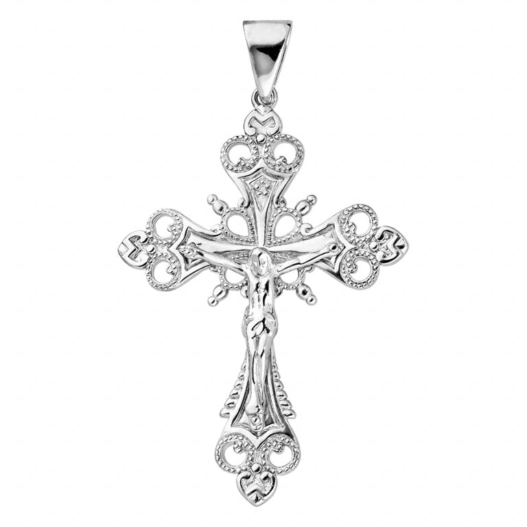 Pendentif Croix Stylisée – Argent | Azuline
