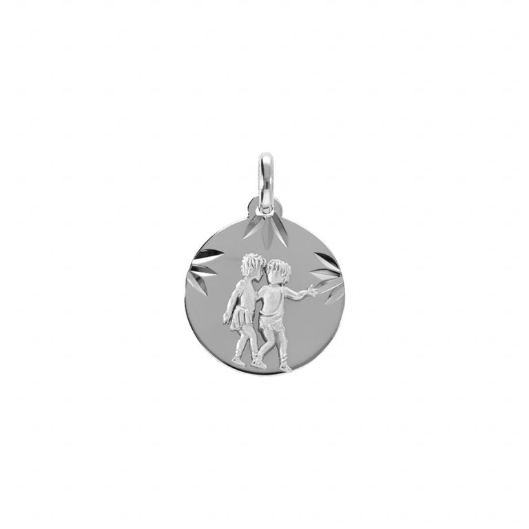 Diamanten Medaillehanger – Zilver | Azulin
