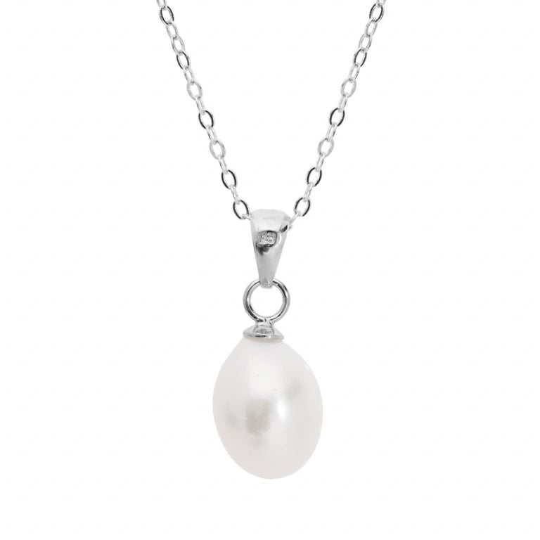Colier cu pere – Argint | Azulin