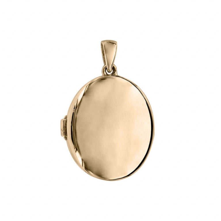 Pandantiv Cassolette Oval – Argint Aurit cu Aur Fin | Azulin