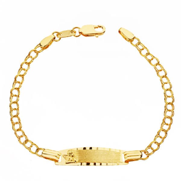 Puplacelet Or Jaune 18K Gourmette Hongrois 125 Cm 25 mm