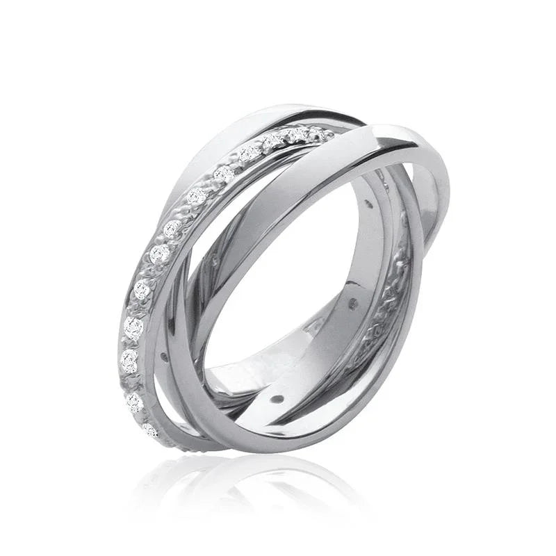 Anello intrecciato – Argento | Azuline
