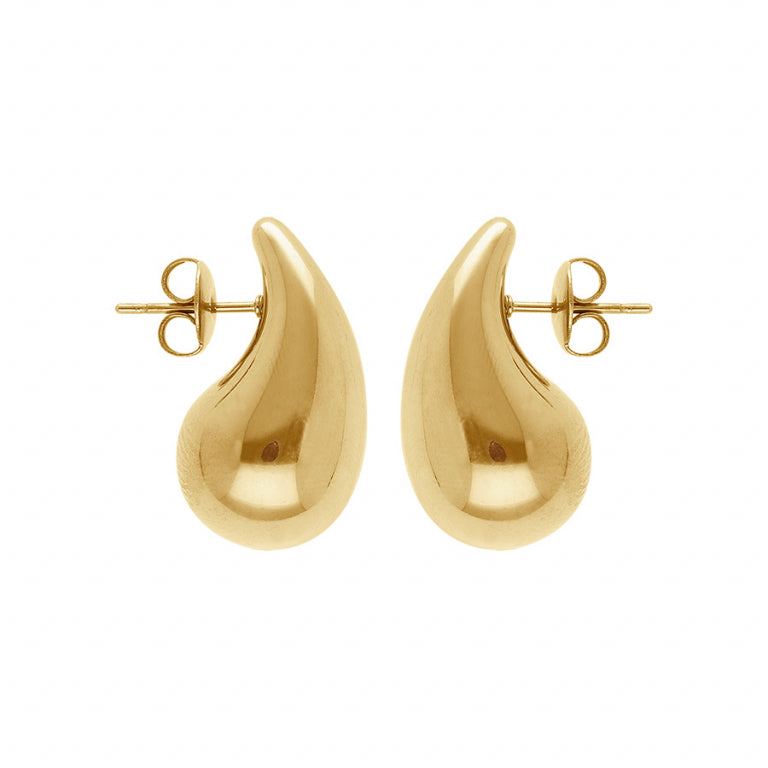 Drop Earrings – Golden Steel | Azuline