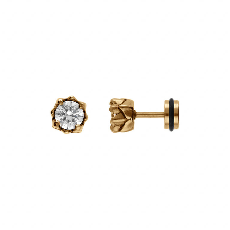 Cercei Serti – Golden Steel | Azulin