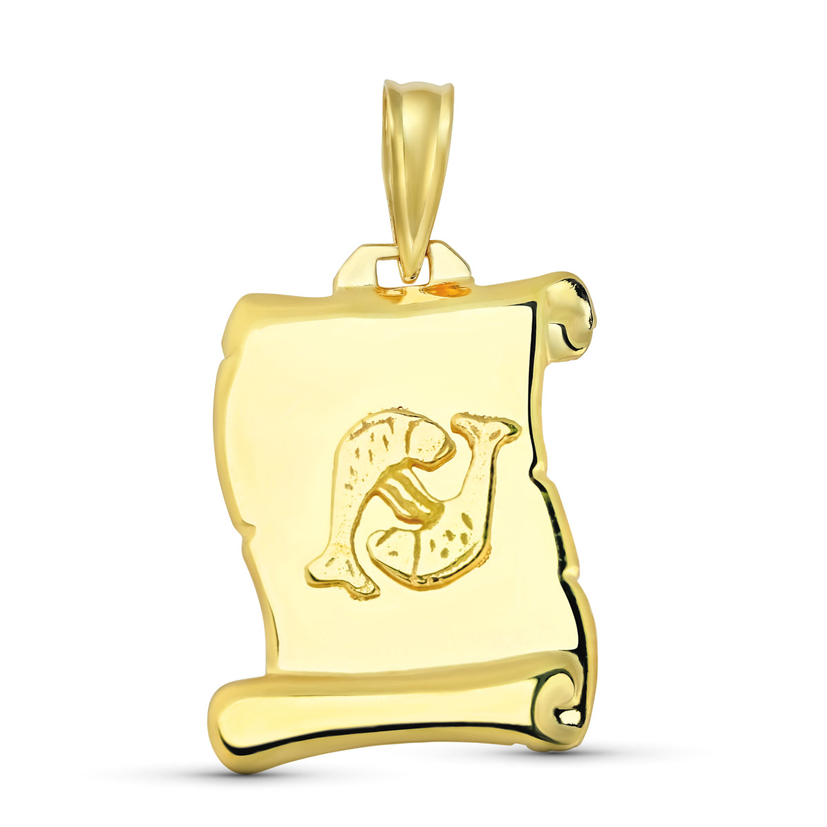 Fiskene Horoskop Scroll 18K