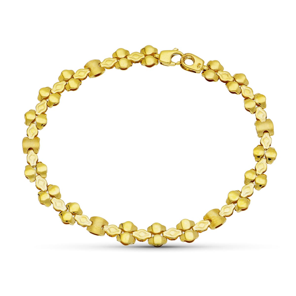18K Polished/Shiny Yellow Gold Bracelet