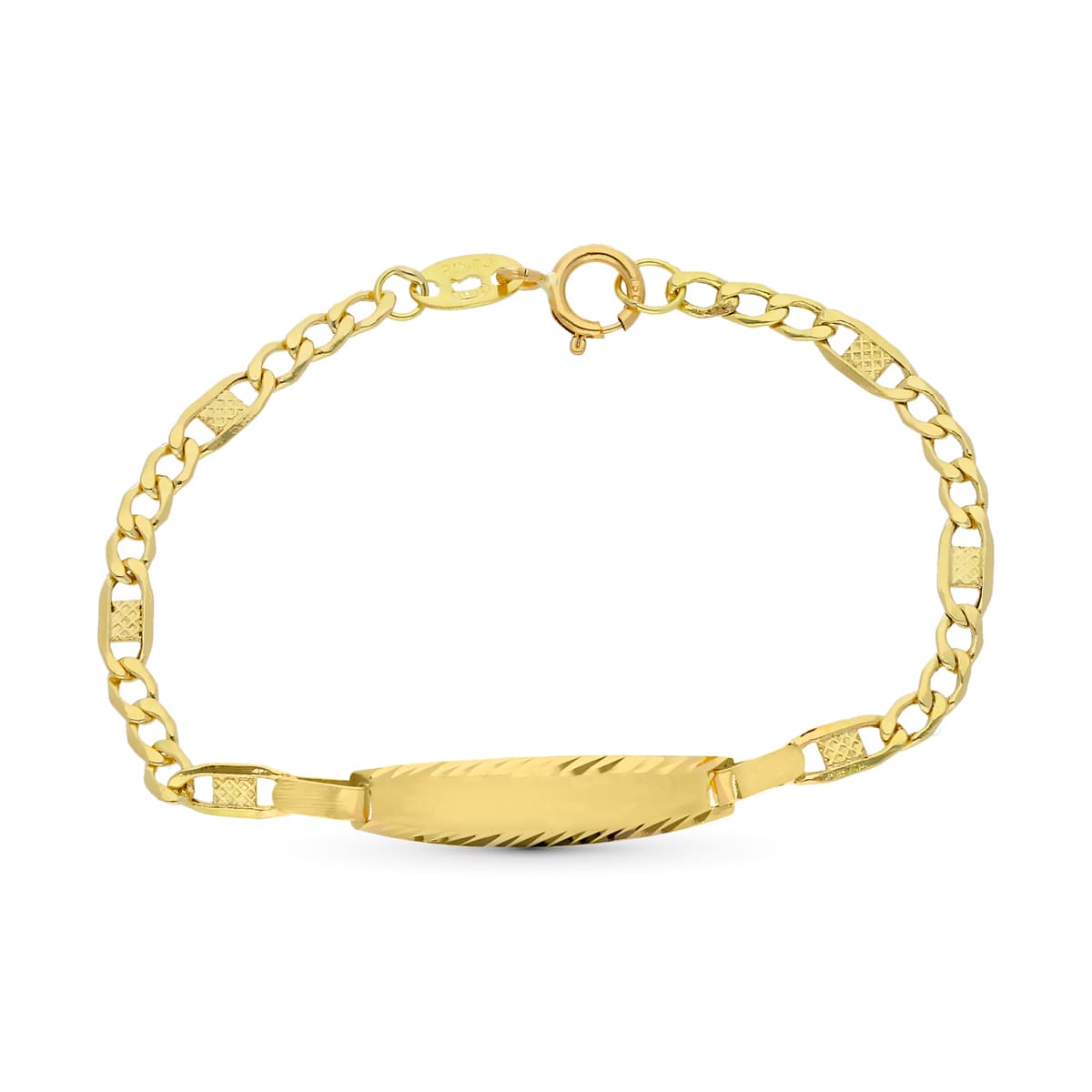 Gourmette Or Jaune 18K Bébé 115 Cm 3 mm