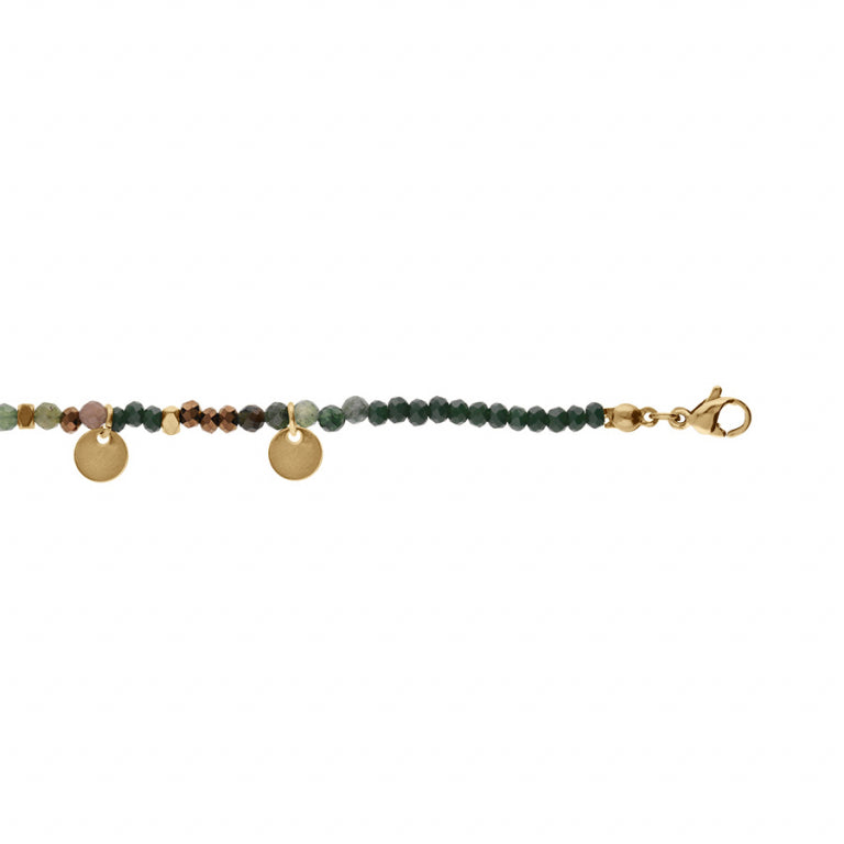 Bracciale con nappe – Acciaio dorato | Azuline