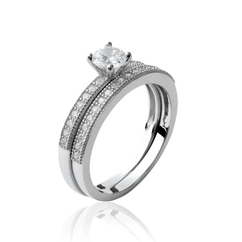 Set de deux Bagues – Argent | Azuline