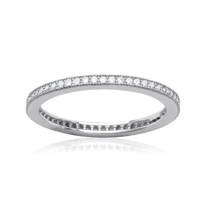 Anello sottile – Argento | Azuline vista 2