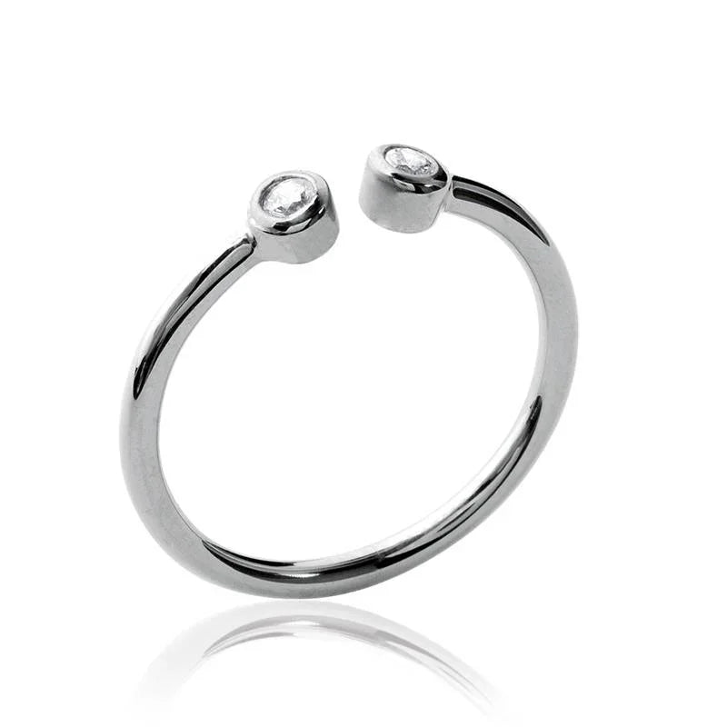 Anello aperto – Argento | Azuline