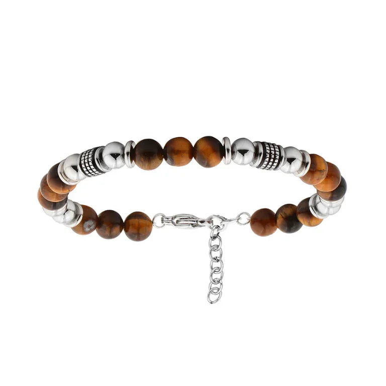 Piedra - Ojo de tigre transparente - Pulsera