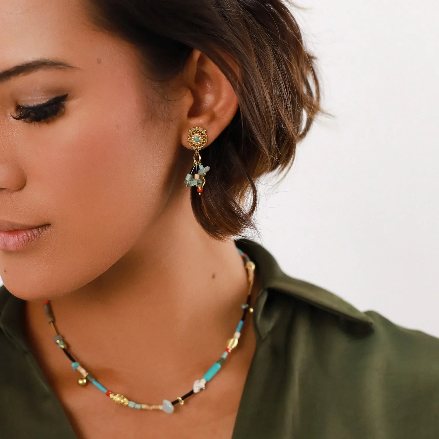 Margaux - Earrings - Franck Herval view 2