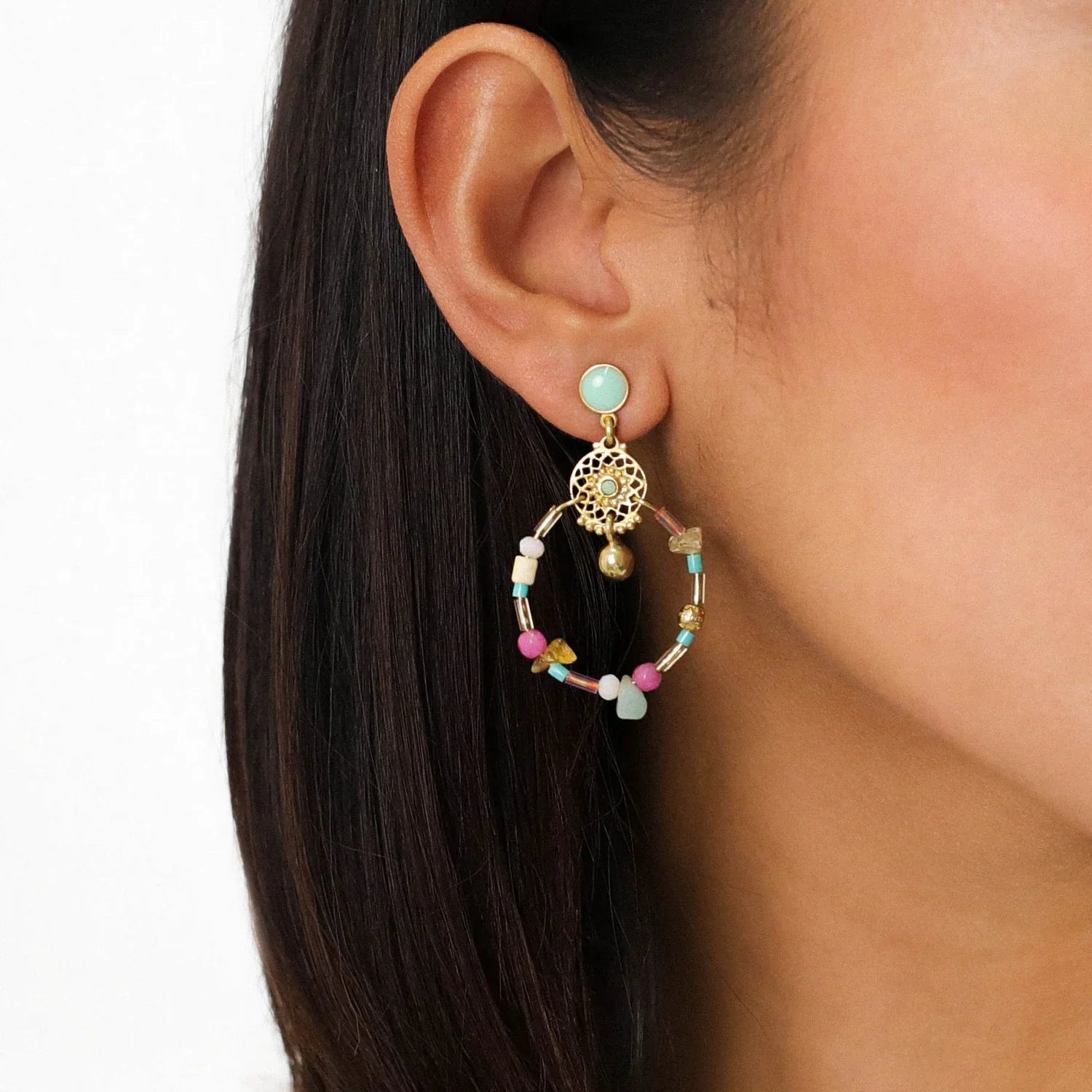 Emily - Gitanes - Earrings - Franck Herval view 2