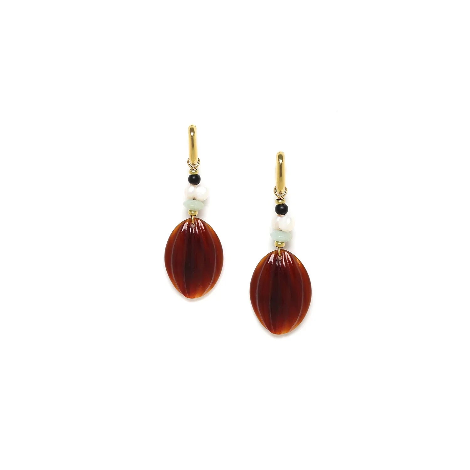 沖縄 - ホーン - イヤリング - Nature Bijoux