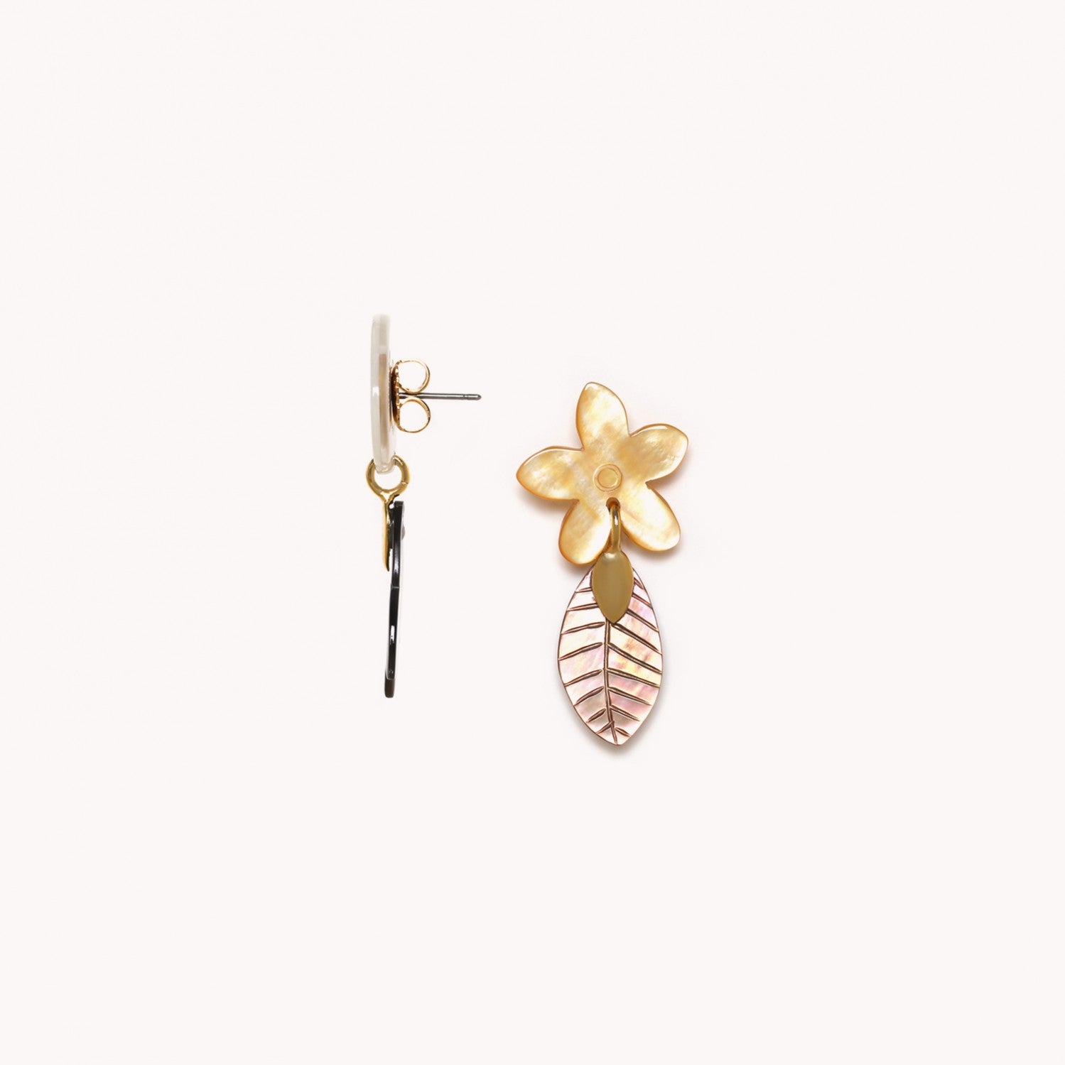 Mon Jardin - Fleurs et Feuilles - Boucles d'oreilles - Nature Bijoux