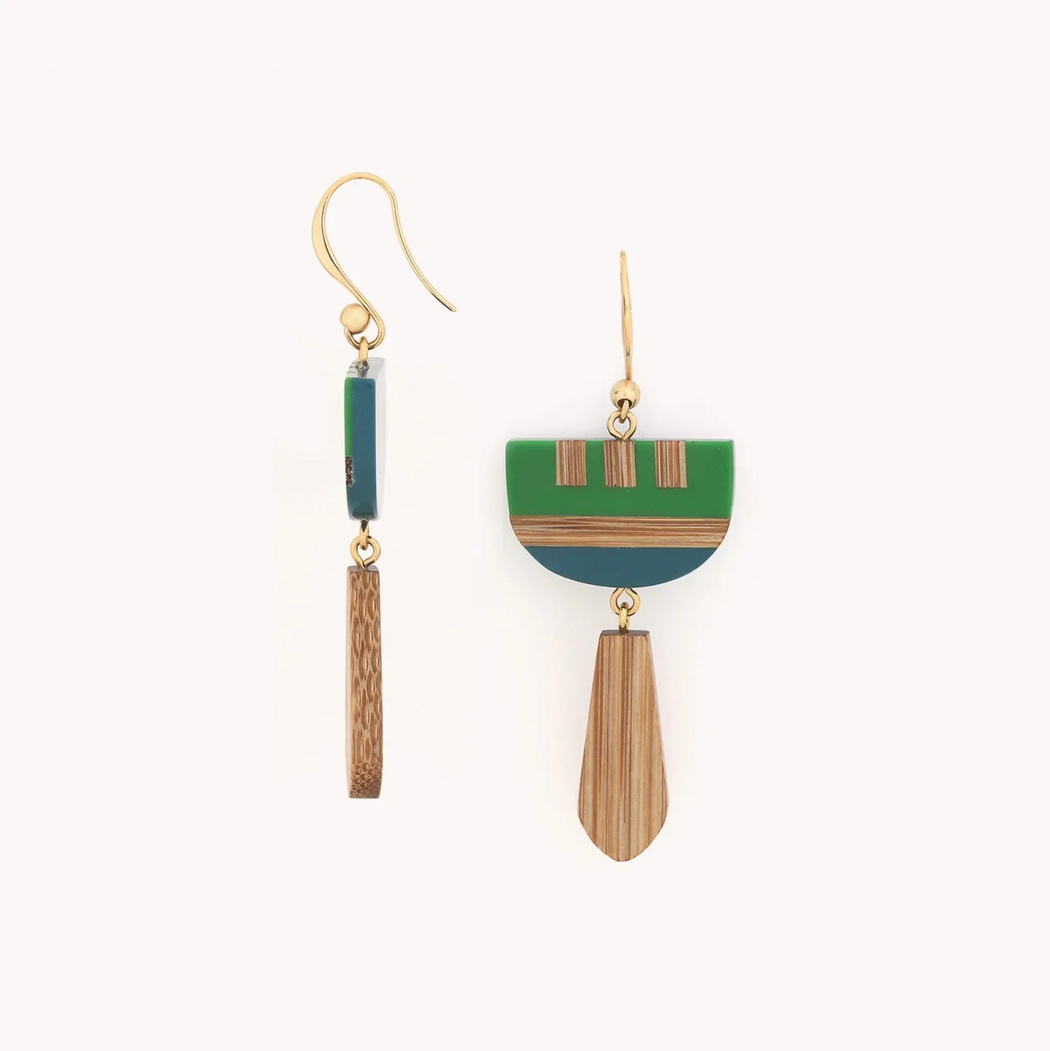 Korubo - Crochets - Boucles d'oreilles - Nature Bijoux vue 3