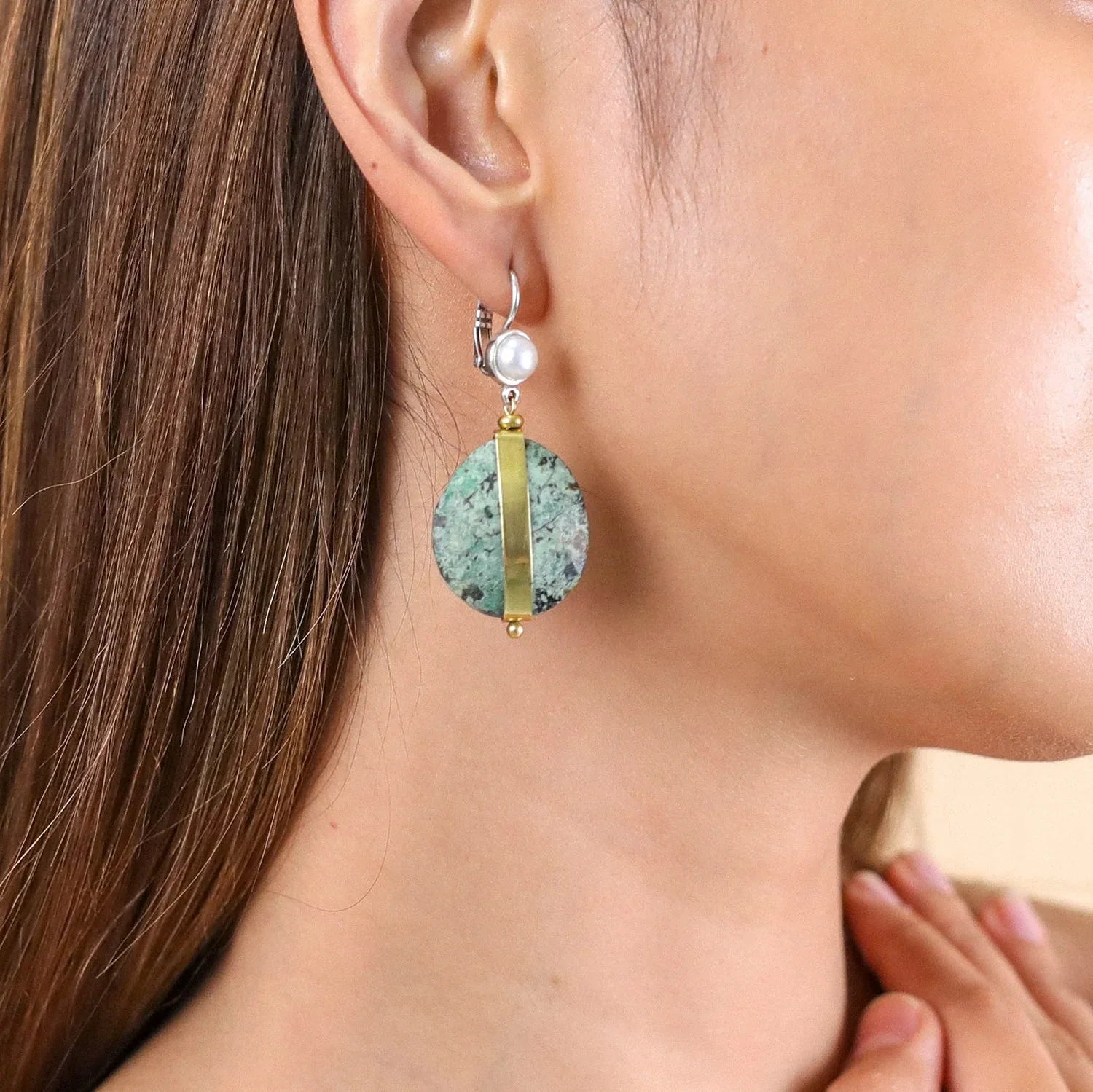 Mara - Dormeuses - Küpeler - Doğa Bijoux görünümü 2
