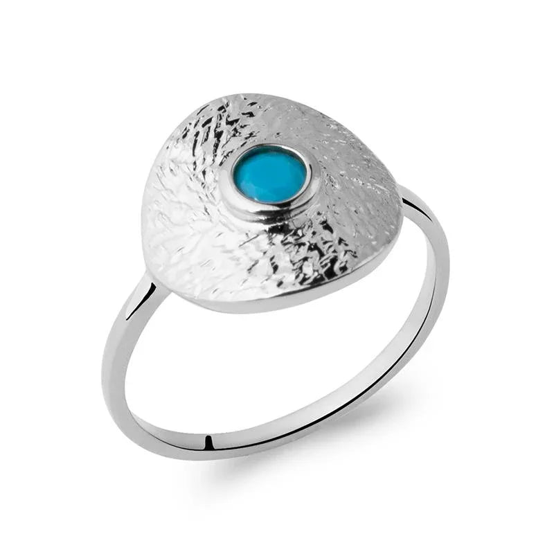 Inel oval de argint | Azulin