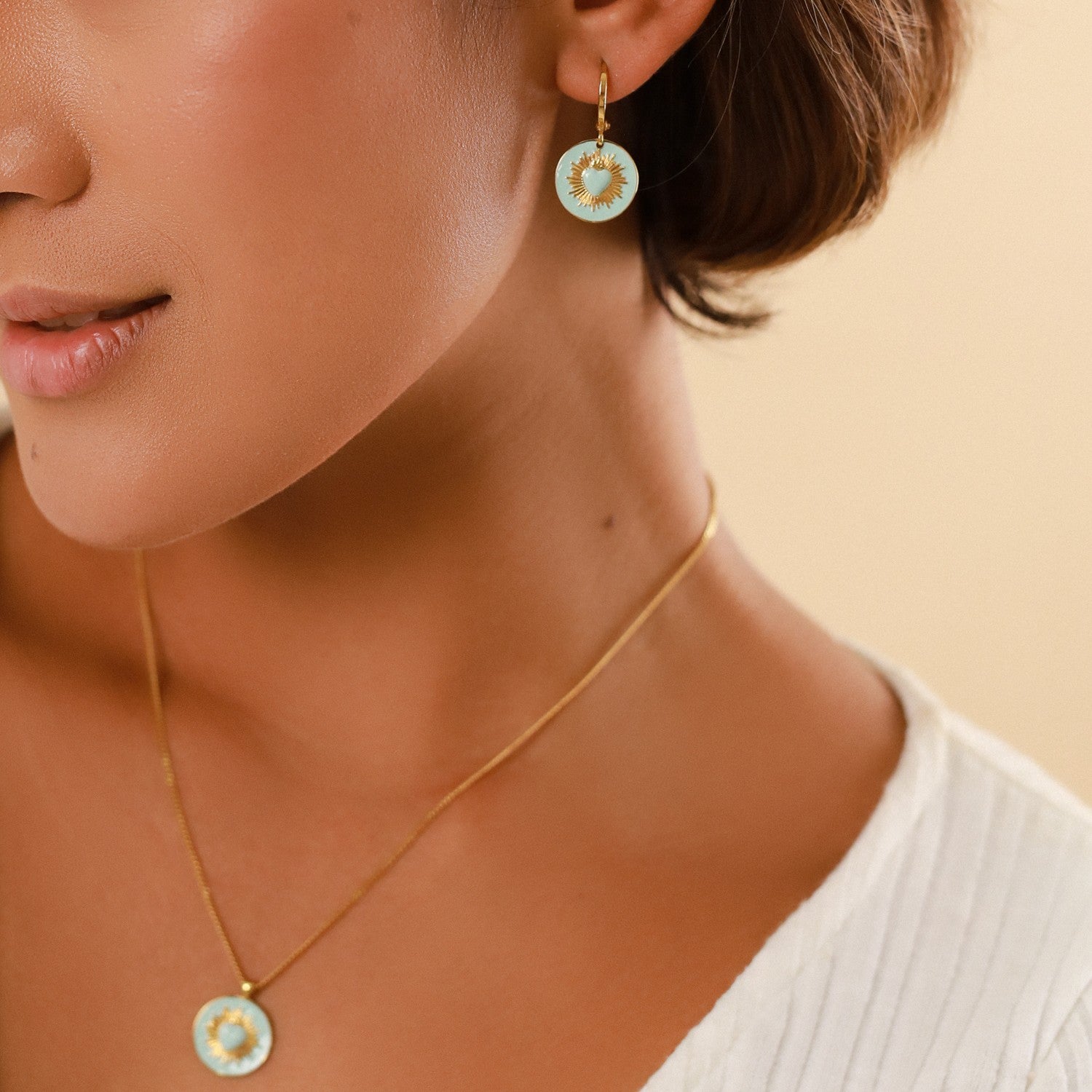 Corazón - Pendientes - Olivolga Bijoux