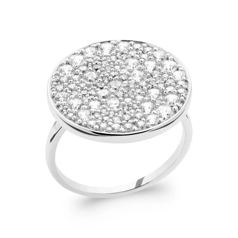 Bague Disque Argent | Azuline