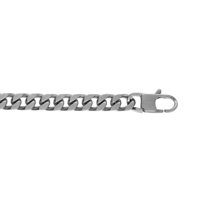 Bracciale a maglia barbazzale - Acciaio argentato | Azuline