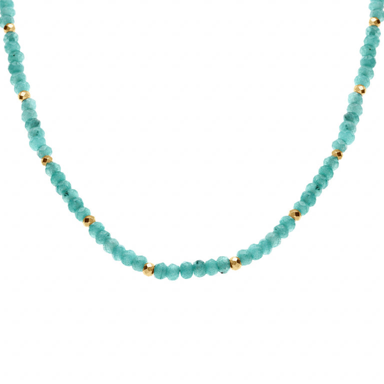 Collier Boules – Acier Doré | Azuline
