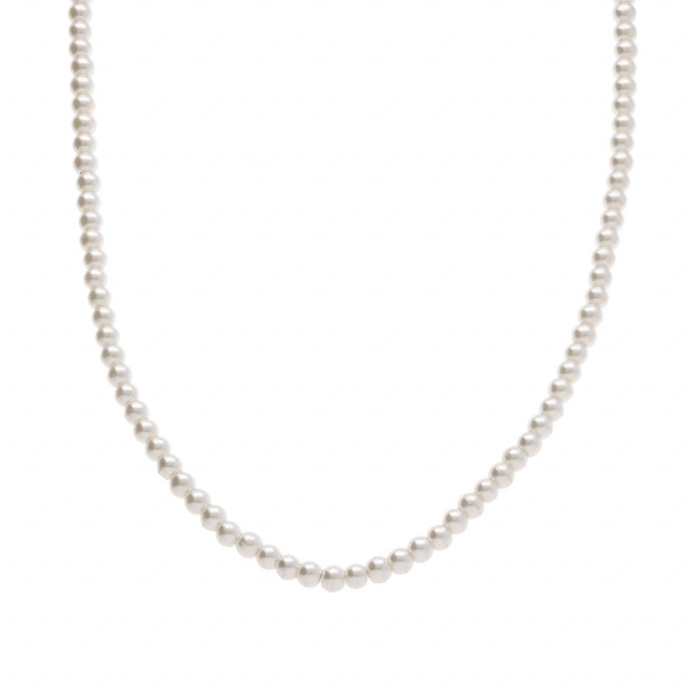 Parelketting – Zilverstaal | Azulin-weergave 2