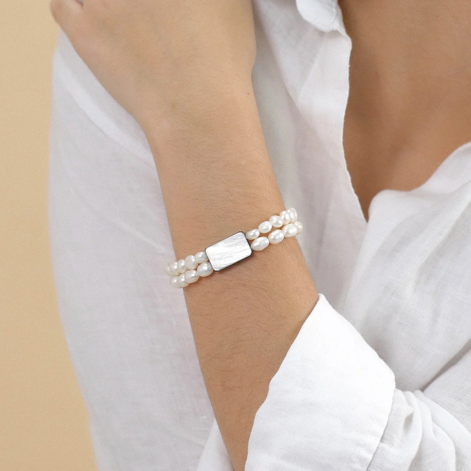 Moonlight - Επεκτάσιμο βραχιόλι σε σειρά - όψη Nature Bijoux 2