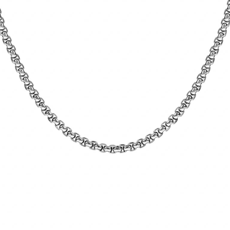 Mesh ketting – zilver staal | Azulin