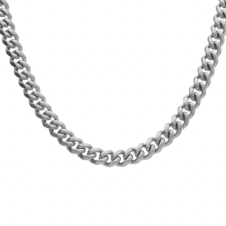 Mesh ketting – zilver staal | Azulin