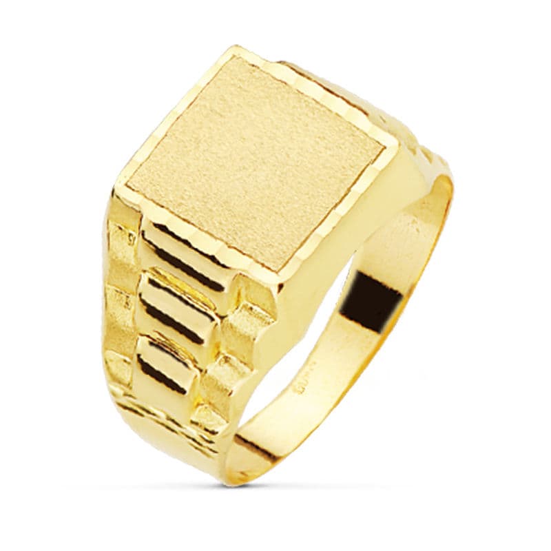 Homem Cavaleiro 18K em Ouro 9X9 mm