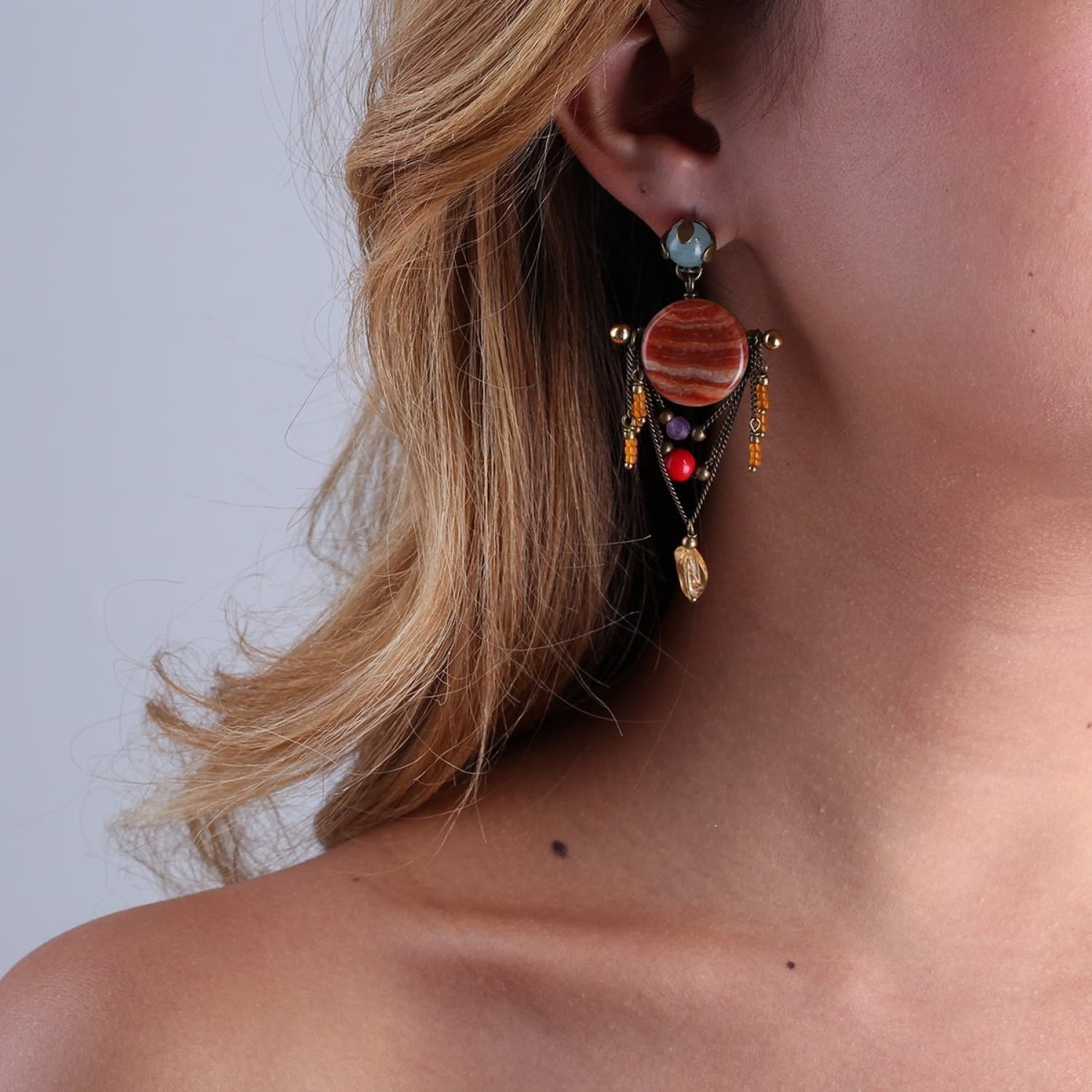 Détail bois de fer coquillage 12--25642 Nature Bijoux