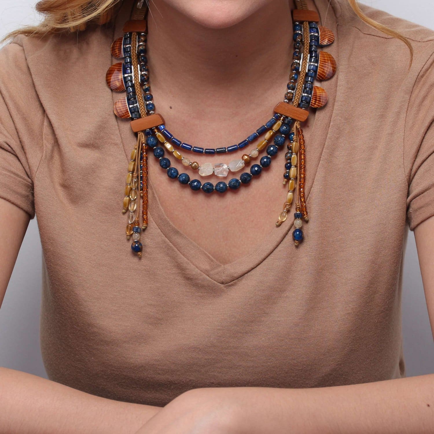 Détail pierres collier 15--26891 Nature Bijoux