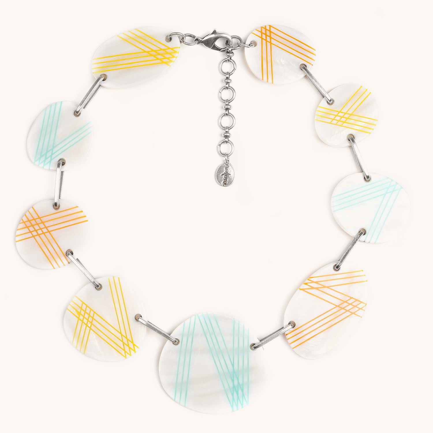 Collier Pampelonne LE Nacre perlière 15--41140 Nature Bijoux