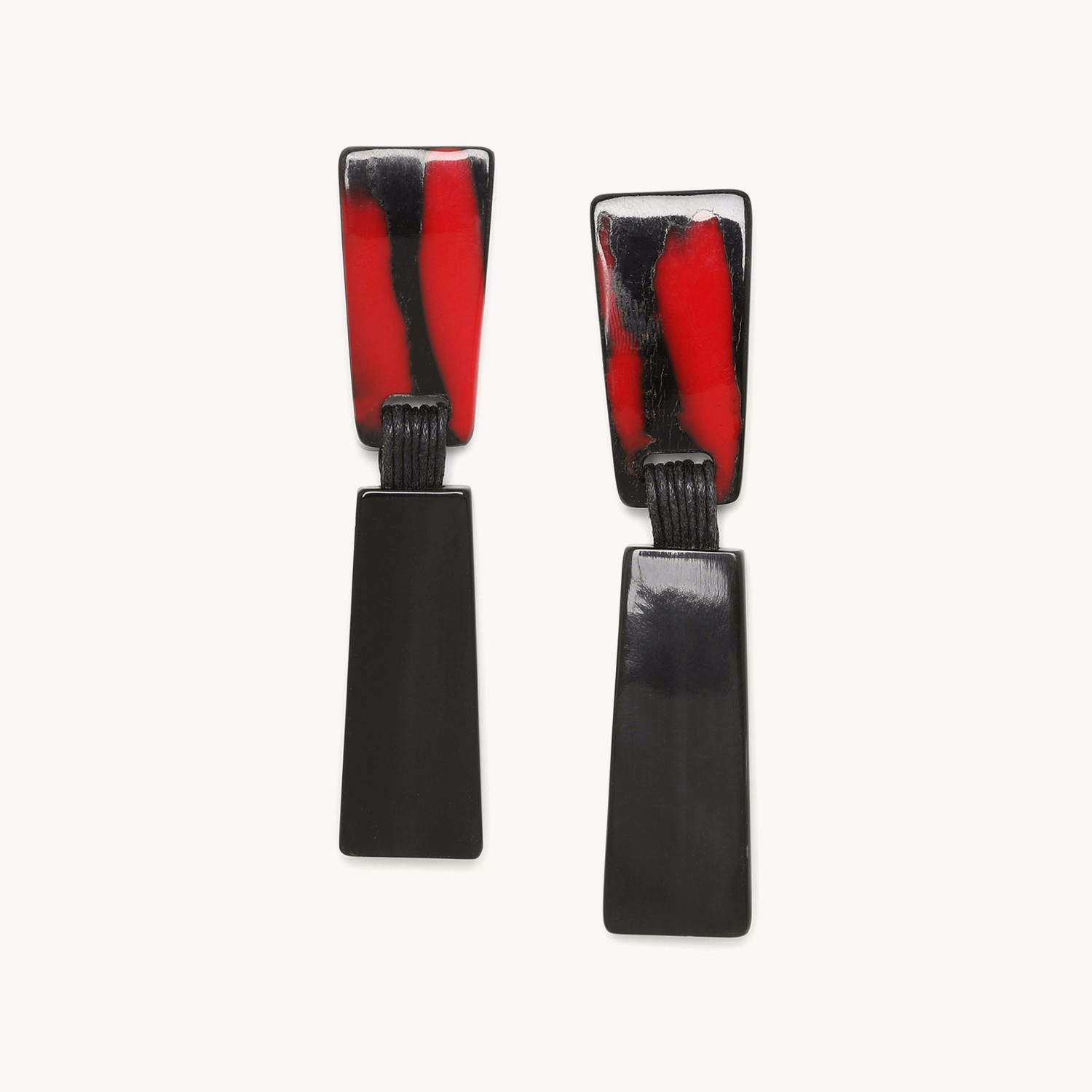 Boucles d'oreille Magma corne 12--74742 Nature Bijoux