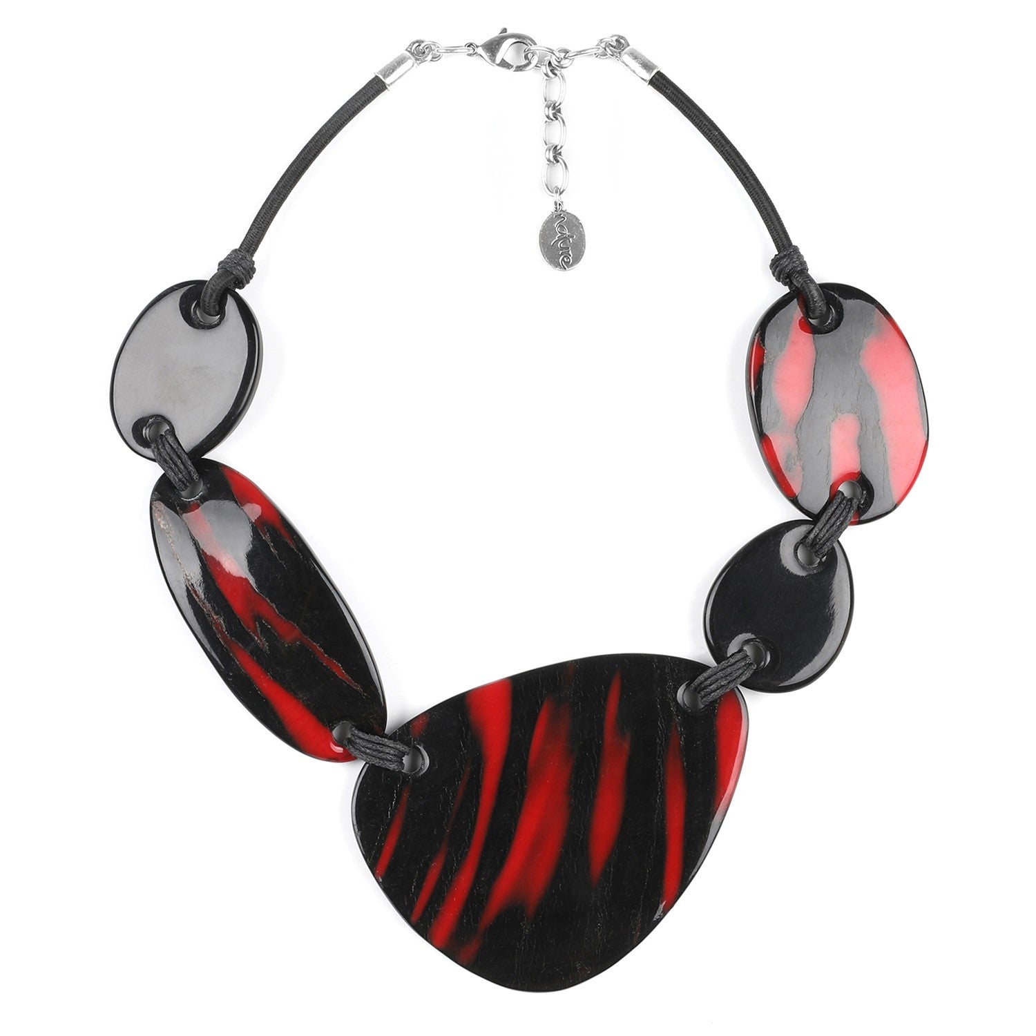 Détail corne collier 15--41186 Nature Bijoux